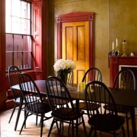 Restored Trompe L'oeil room and graining ~ Spitalfields