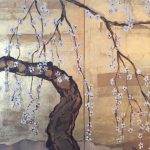 Japanese Mural On Gold Leaf For Neisha Crosland